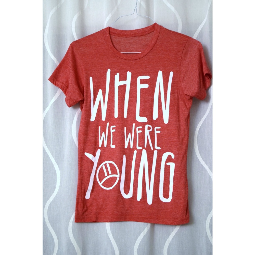 The Summer Set Concert Band Red Concert Short Sleeve T-shirt | Size S
